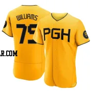 Alika Williams Men's Pittsburgh Pirates Gold Authentic 2023 City Connect Jersey