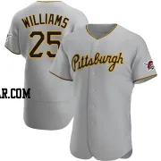 Alika Williams Men's Pittsburgh Pirates Gray Authentic Road Jersey