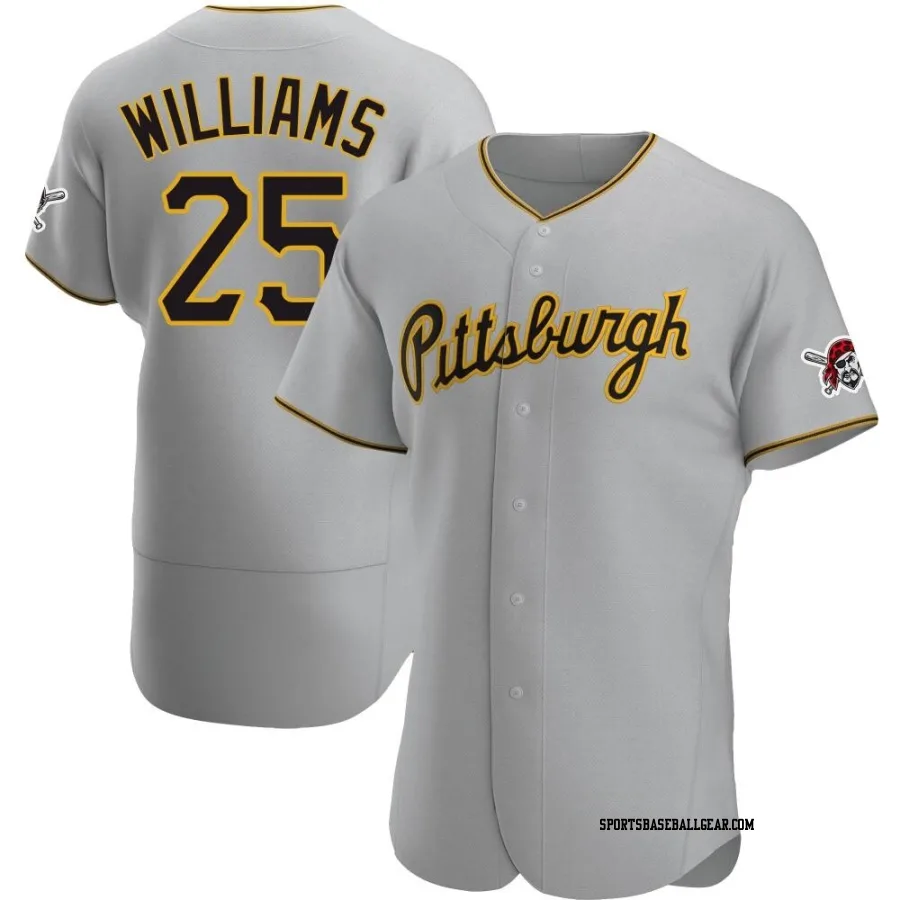 Alika Williams Men's Pittsburgh Pirates Gray Authentic Road Jersey