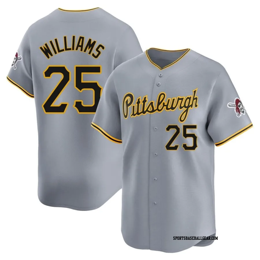 Alika Williams Men's Pittsburgh Pirates Gray Limited Away Jersey