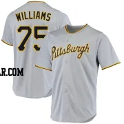 Alika Williams Men's Pittsburgh Pirates Gray Replica Road Jersey