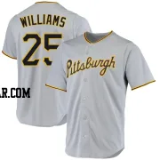 Alika Williams Men's Pittsburgh Pirates Gray Replica Road Jersey