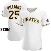 Alika Williams Men's Pittsburgh Pirates White Authentic Home Jersey