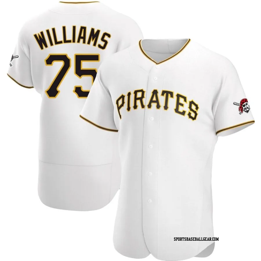 Alika Williams Men's Pittsburgh Pirates White Authentic Home Jersey