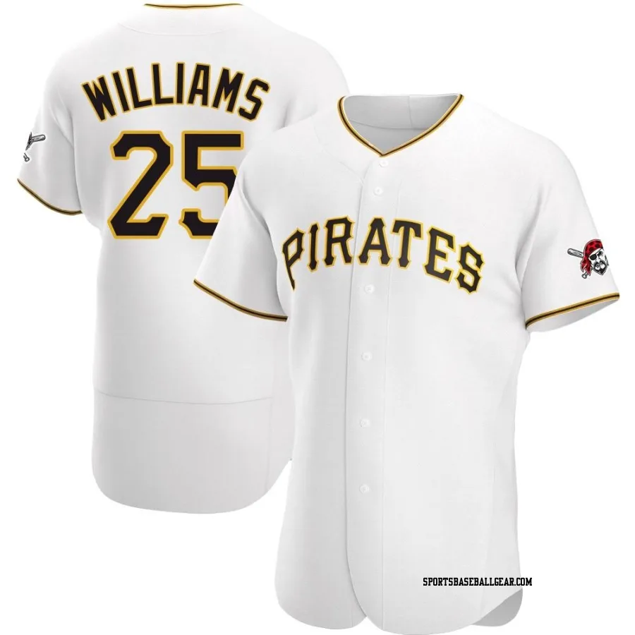 Alika Williams Men's Pittsburgh Pirates White Authentic Home Jersey