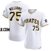 Alika Williams Men's Pittsburgh Pirates White Elite Home Jersey