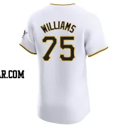 Alika Williams Men's Pittsburgh Pirates White Elite Home Jersey