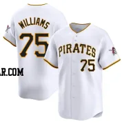 Alika Williams Men's Pittsburgh Pirates White Limited Home Jersey