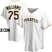 Alika Williams Men's Pittsburgh Pirates White Replica Home Jersey