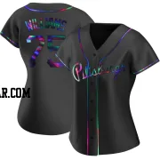 Alika Williams Women's Pittsburgh Pirates Black Holographic Replica Alternate Jersey