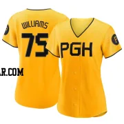 Alika Williams Women's Pittsburgh Pirates Gold Authentic 2023 City Connect Jersey