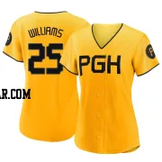 Alika Williams Women's Pittsburgh Pirates Gold Authentic 2023 City Connect Jersey