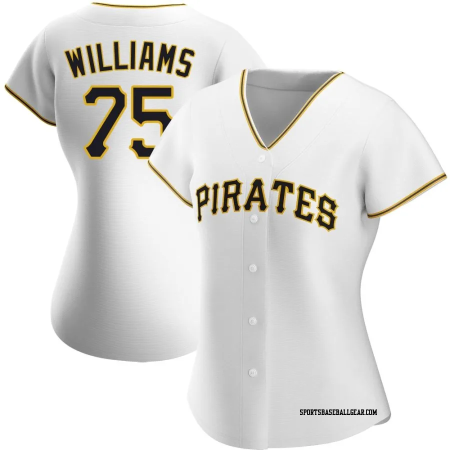 Alika Williams Women's Pittsburgh Pirates White Authentic Home Jersey