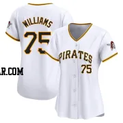 Alika Williams Women's Pittsburgh Pirates White Limited Home Jersey