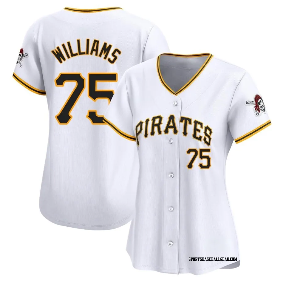 Alika Williams Women's Pittsburgh Pirates White Limited Home Jersey