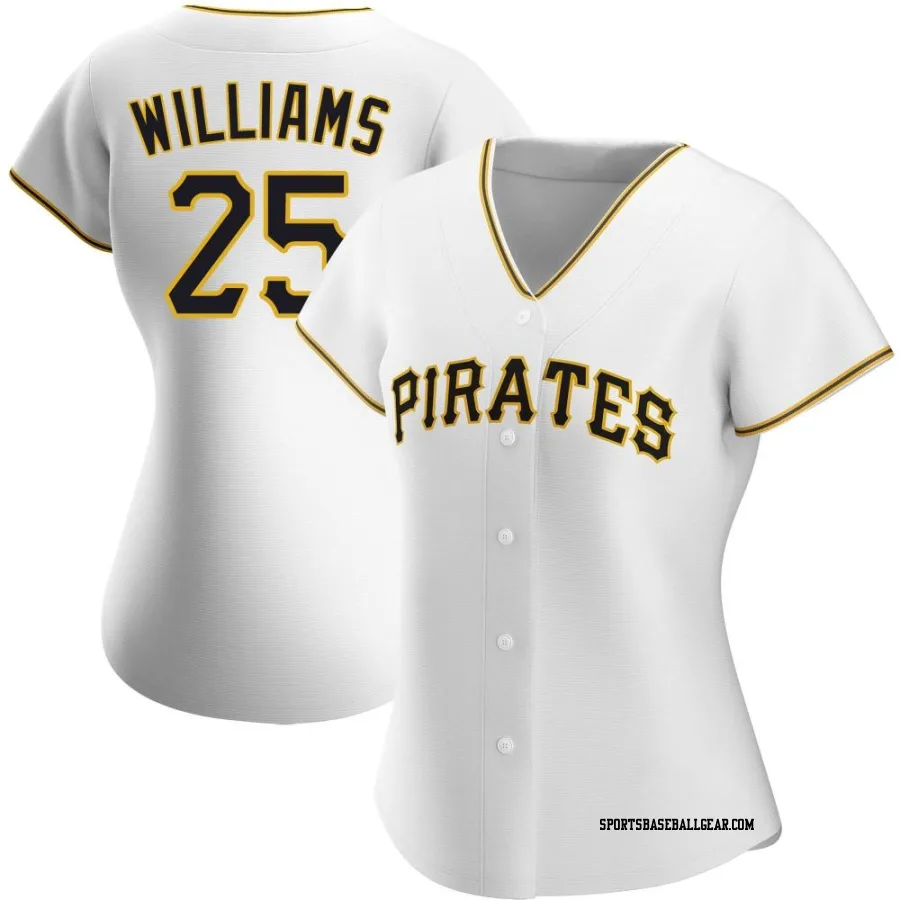 Alika Williams Women's Pittsburgh Pirates White Replica Home Jersey