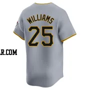 Alika Williams Youth Pittsburgh Pirates Gray Limited Away Jersey