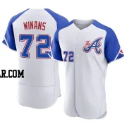 Allan Winans Men's Atlanta Braves White Authentic 2023 City Connect Jersey