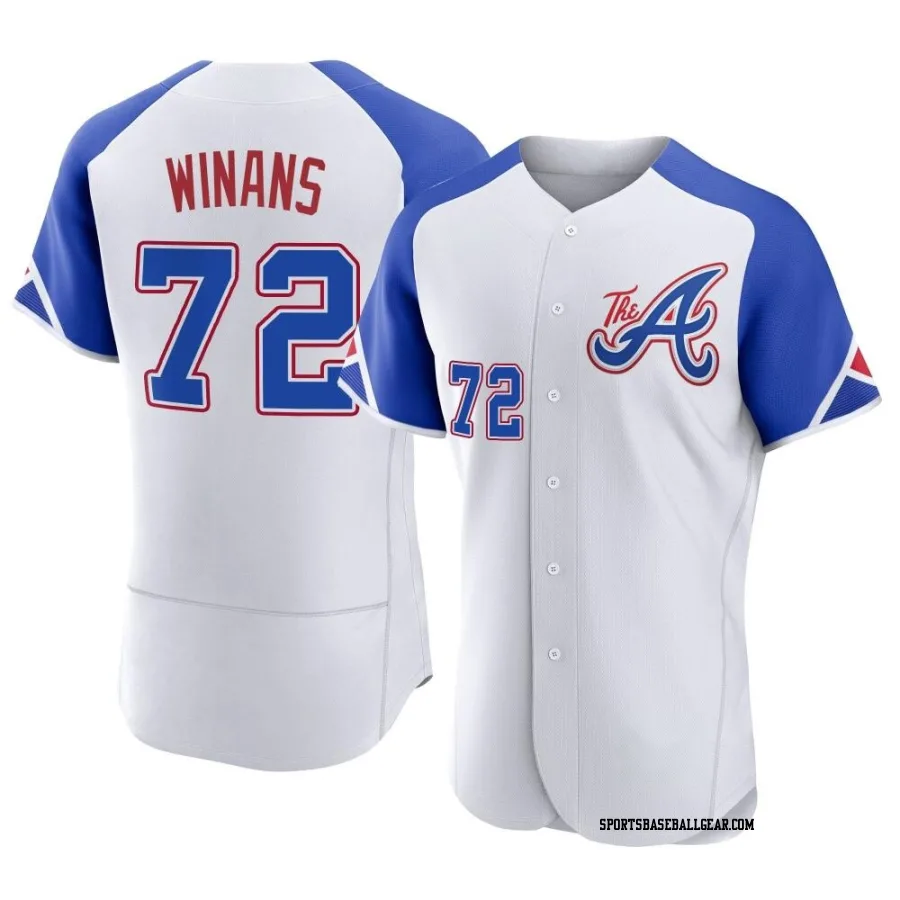 Allan Winans Men's Atlanta Braves White Authentic 2023 City Connect Jersey