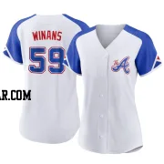 Allan Winans Women's Atlanta Braves White Authentic 2023 City Connect Jersey