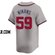 Allan Winans Youth Atlanta Braves Gray Limited Away Jersey