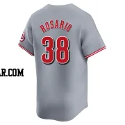 Amed Rosario Men's Cincinnati Reds Gray Limited Away Jersey