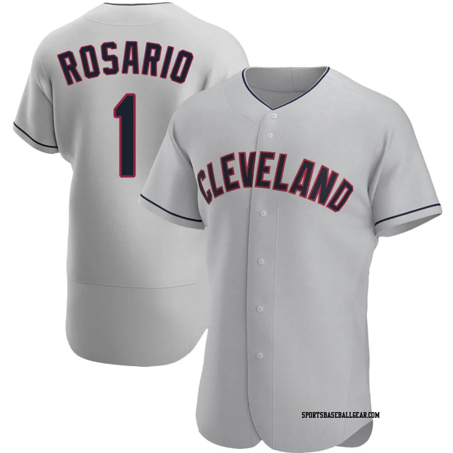 Amed Rosario Men's Cleveland Guardians Gray Authentic Road Jersey