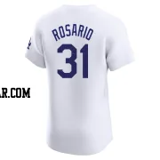 Amed Rosario Men's Los Angeles Dodgers White Elite Home Jersey