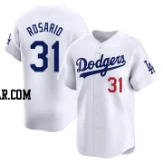 Amed Rosario Men's Los Angeles Dodgers White Limited Home Jersey