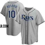 Amed Rosario Men's Tampa Bay Rays Gray Replica Road Jersey