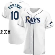 Amed Rosario Men's Tampa Bay Rays White Authentic Home Jersey