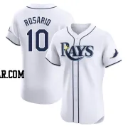 Amed Rosario Men's Tampa Bay Rays White Elite Home Jersey