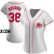 Amed Rosario Women's Cincinnati Reds White Authentic Home Jersey