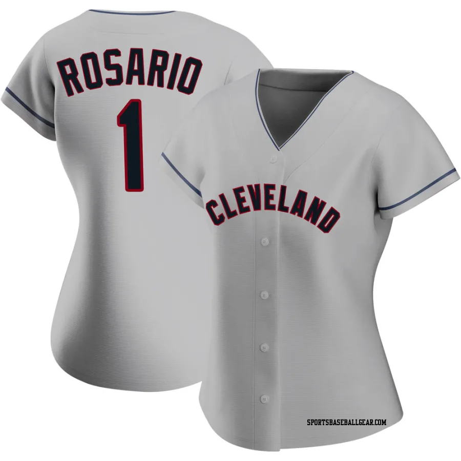 Amed Rosario Women's Cleveland Guardians Gray Authentic Road Jersey