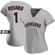 Amed Rosario Women's Cleveland Guardians Gray Replica Road Jersey