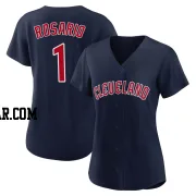 Amed Rosario Women's Cleveland Guardians Navy Authentic Alternate Jersey