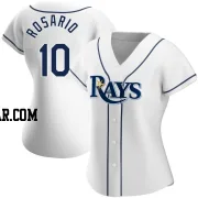 Amed Rosario Women's Tampa Bay Rays White Replica Home Jersey