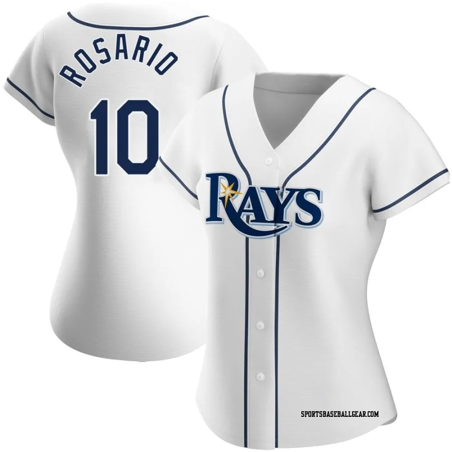 Amed Rosario Women's Tampa Bay Rays White Replica Home Jersey