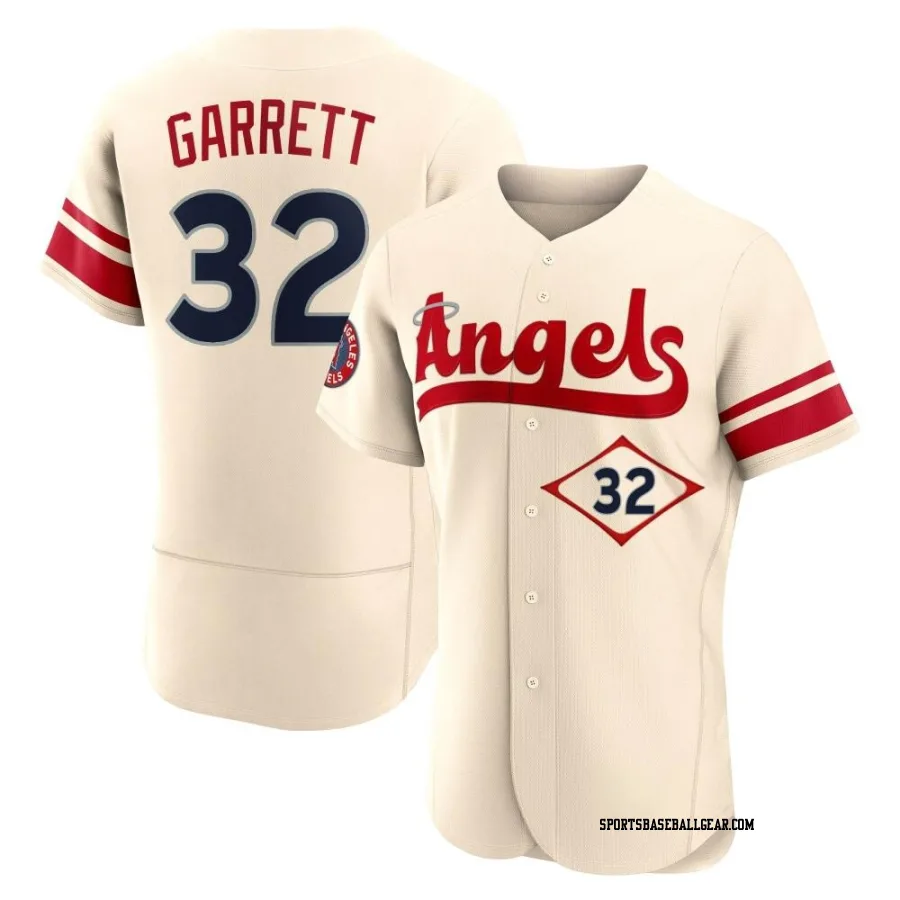 Amir Garrett Men's Los Angeles Angels Cream Authentic 2022 City Connect Jersey