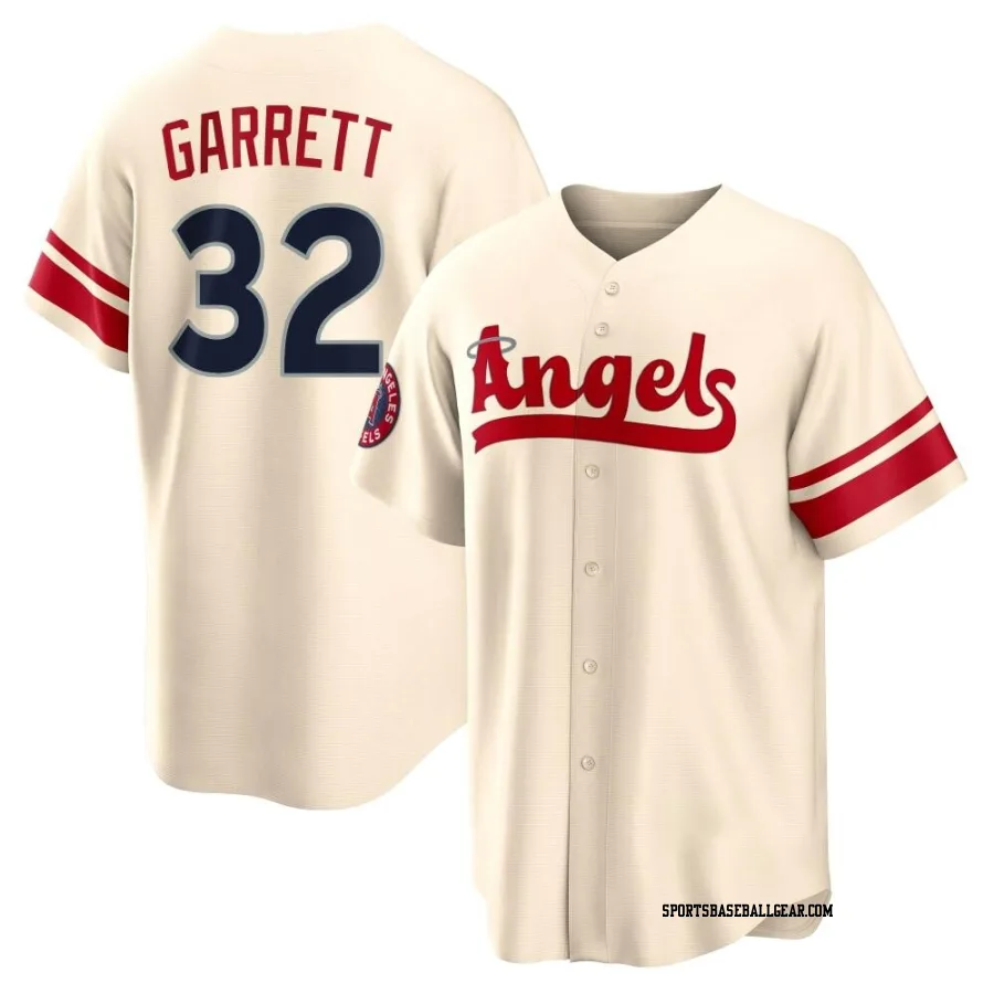 Amir Garrett Men's Los Angeles Angels Cream Replica 2022 City Connect Jersey