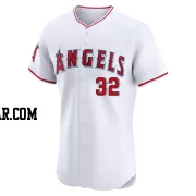 Amir Garrett Men's Los Angeles Angels White Elite Home Jersey