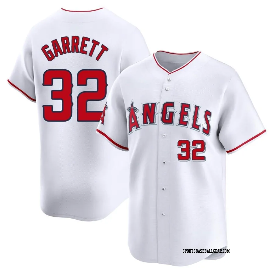 Amir Garrett Men's Los Angeles Angels White Limited Home Jersey