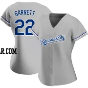 Amir Garrett Women's Kansas City Royals Gray Replica Road Jersey