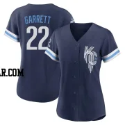 Amir Garrett Women's Kansas City Royals Navy Replica 2022 City Connect Jersey