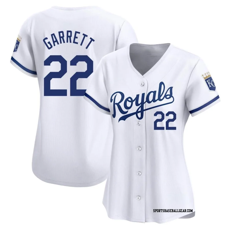 Amir Garrett Women's Kansas City Royals White Limited Home Jersey