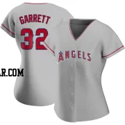 Amir Garrett Women's Los Angeles Angels Authentic Silver Road Jersey