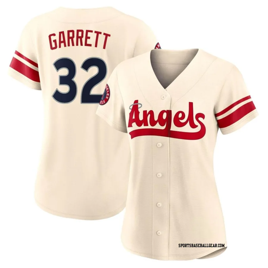 Amir Garrett Women's Los Angeles Angels Cream Authentic 2022 City Connect Jersey