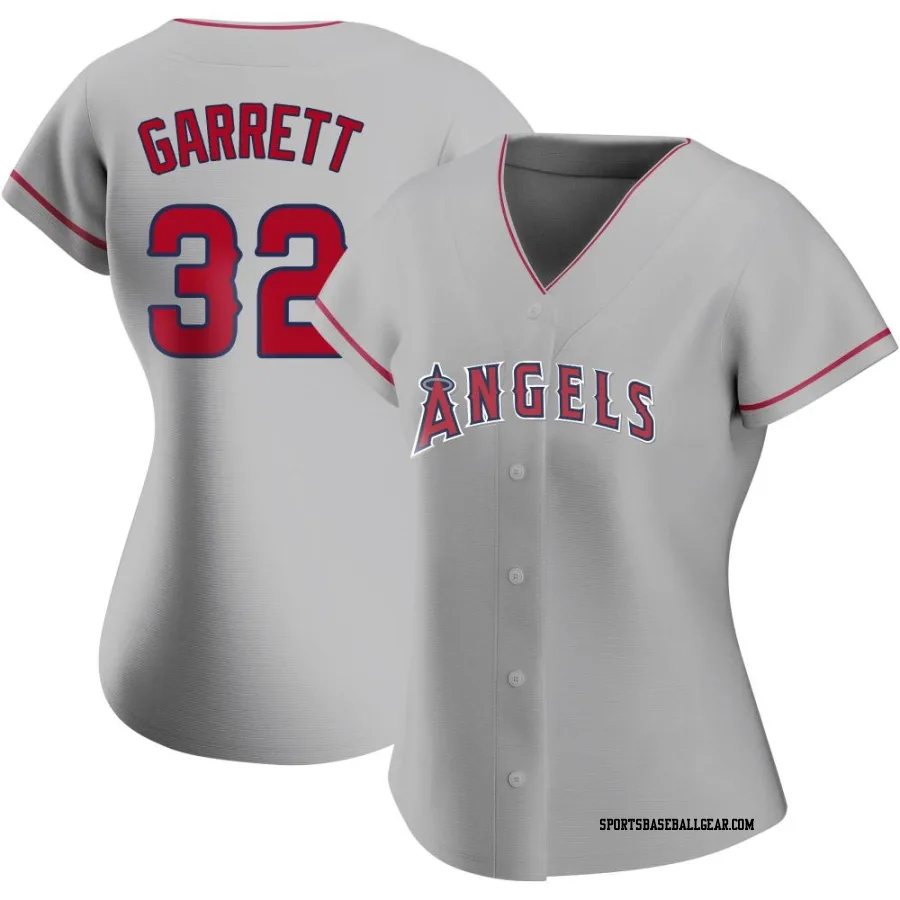 Amir Garrett Women's Los Angeles Angels Replica Silver Road Jersey