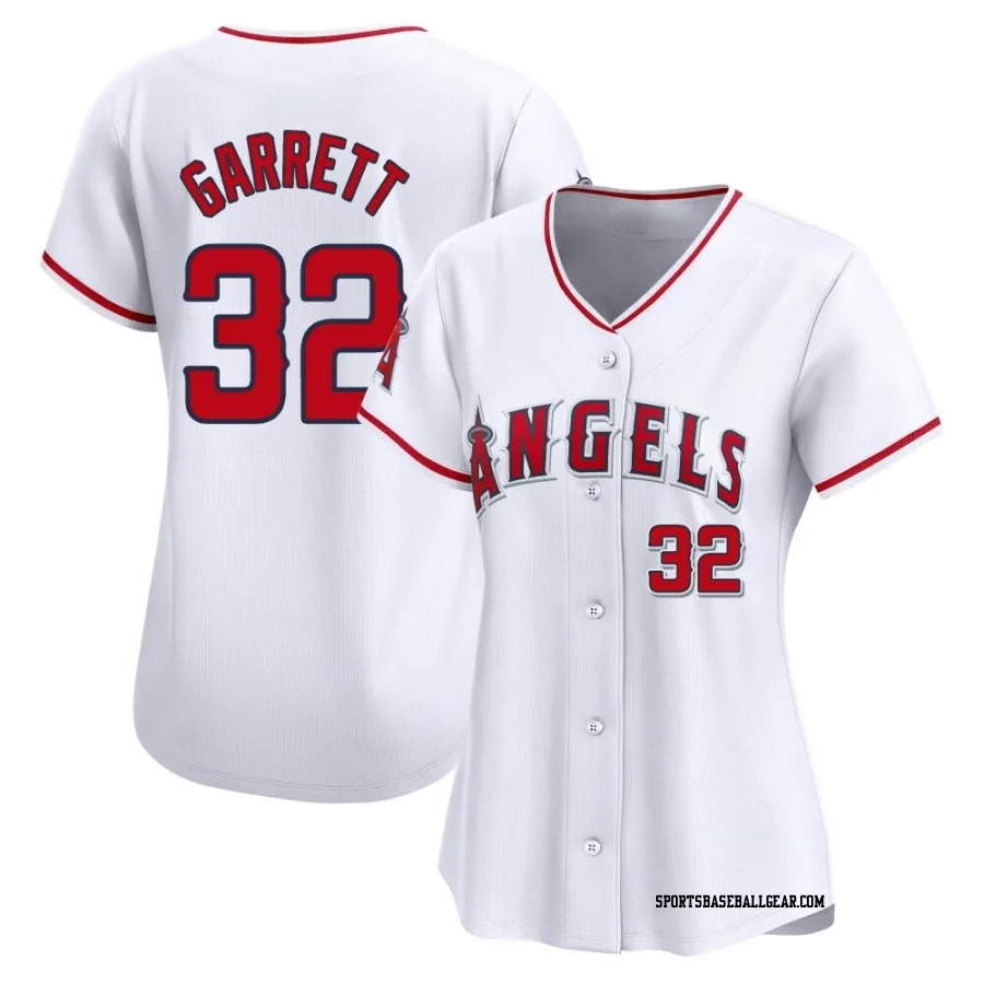 Amir Garrett Women's Los Angeles Angels White Limited Home Jersey