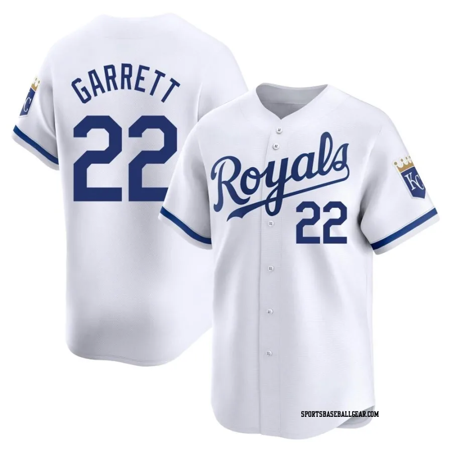 Amir Garrett Youth Kansas City Royals White Limited Home Jersey